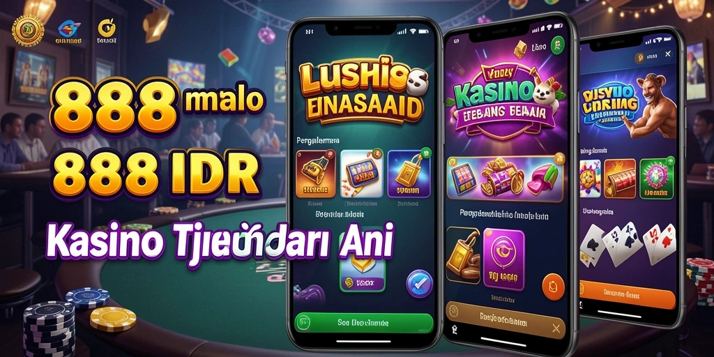 Tampilan gameplay menarik di aplikasi Kasino 888IDR.