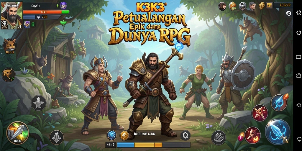 Tampilan gameplay K3K3 yang menegangkan dan seru.