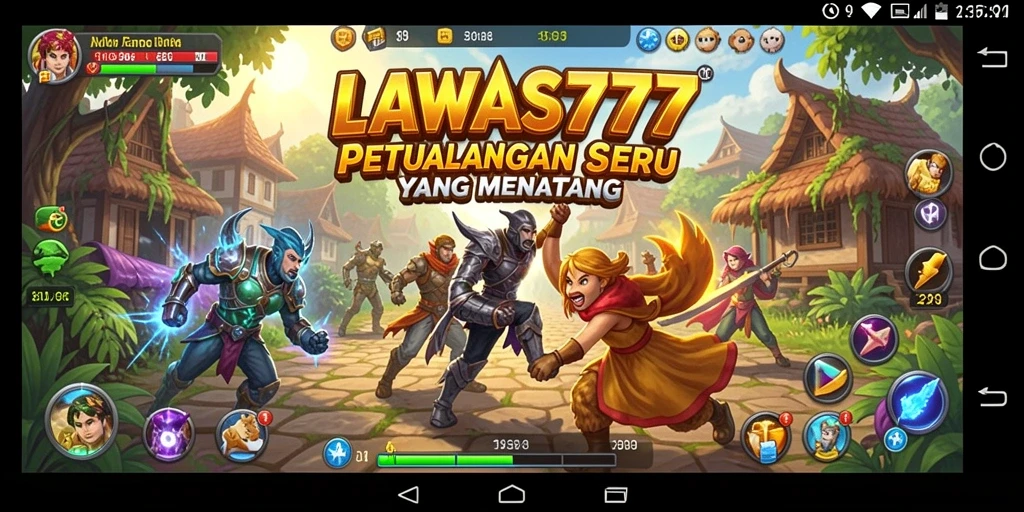 Tampilan gameplay LAWAS777 yang penuh aksi dan petualangan.