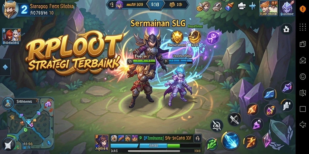 Tampilan menarik dari gameplay dan strategi di RPLOOT.